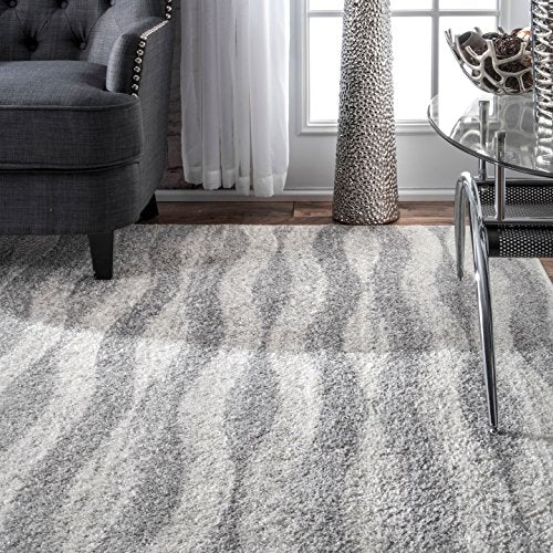 nuLOOM Tristan Contemporary Area Rug, 8' 2" x 11' 6", Grey