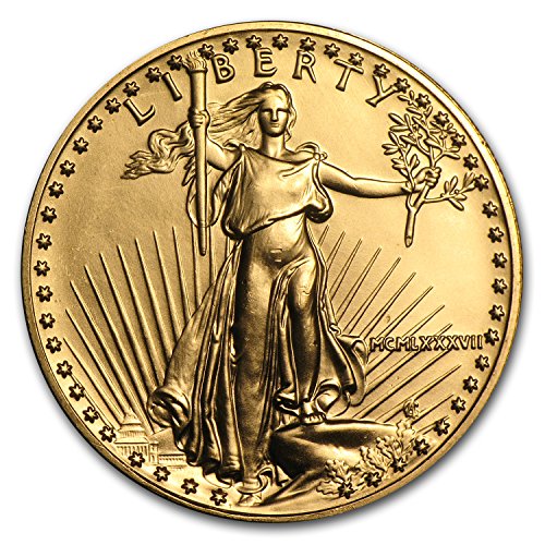 1987 1 oz Gold American Eagle BU (MCMLXXXVII) 1 OZ Brilliant Uncirculated