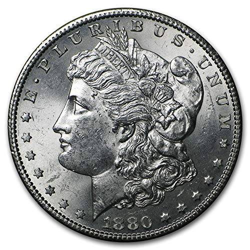 1880 S Morgan Dollars BU (20 Count Roll) $1 Brilliant Uncirculated