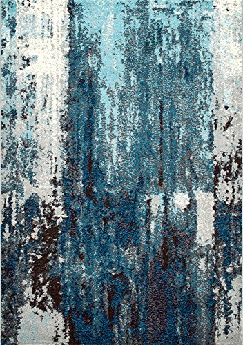 nuLOOM Haydee Abstract Area Rug, 8' 10" x 12', Blue