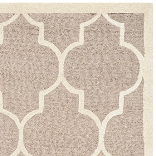 Safavieh Cambridge Collection CAM134J Handmade Moroccan Wool Area Rug, 11'6" x 16', Beige/Ivory