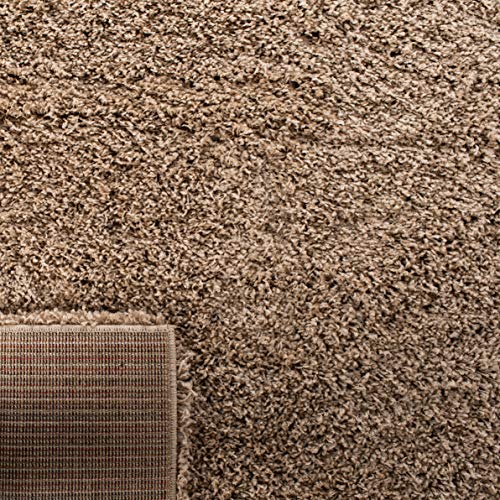 Safavieh Laguna Shag Collection SGL303C Sand Area Rug (8' x 10')