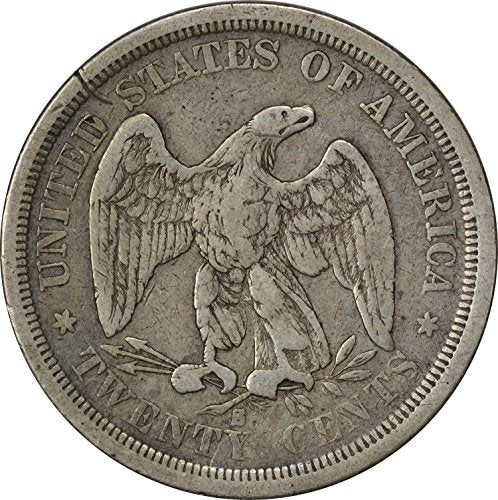 1875 S Twenty Cent Piece VG