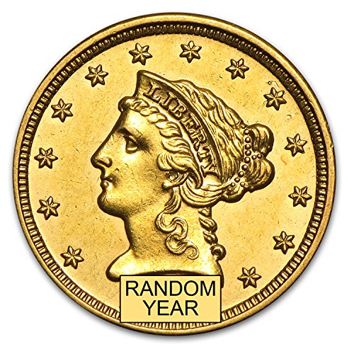 1840-1907 $2.50 Liberty Gold Quarter Eagle AU (Random Year) $2.50 About Uncirculated