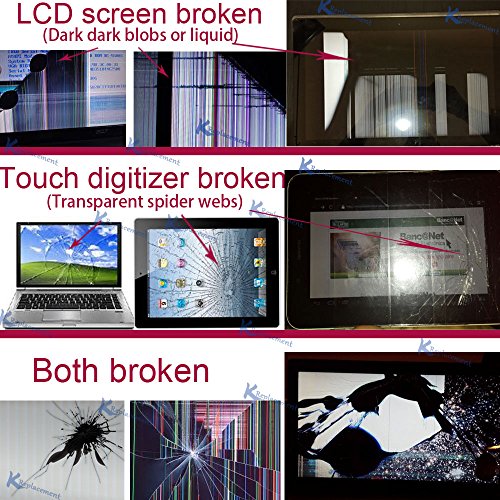 Krenew 14" Touch Screen Replacement Digitizer Glass LCD LED Display with Bezel for Lenovo ThinkPad X1 Yoga (1st Gen) 20FQ000QUS 20FQ000SUS 20FQ0054US 20FQ0055US 20FQ005XUS 20FQ002YUS (WQHD 2560x1440)