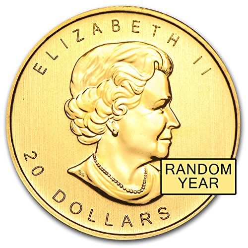 1979 CA - Present Canada 1/2 oz Gold Maple Leaf (Random Year) 1/2 OZ About Uncirculated