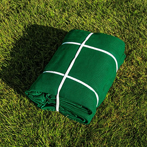 Professional Archery Back Stop Netting [5 Sizes] – Heavy Duty Reinforced Archery Nets [Green or White] | Archery Accessories & Archery Equipment | Archery Backstop (Green, 30ft x 10ft)