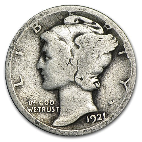 1921 D Mercury Dime Good Dime Good