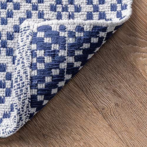 nuLOOM Natalie Diamond Trellis Area Rug, 9' x 12', Navy