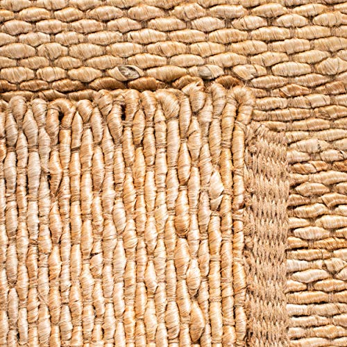 Safavieh Natural Fiber Collection NF459A Handmade Premium Jute Runner, 2'6" x 14' , Natural