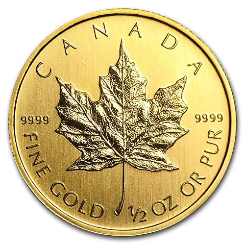 1979 CA - Present Canada 1/2 oz Gold Maple Leaf (Random Year) 1/2 OZ About Uncirculated