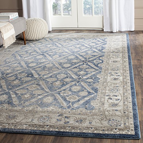 Safavieh Sofia Collection SOF378C Area Rug, 11' x 15', Blue/Beige