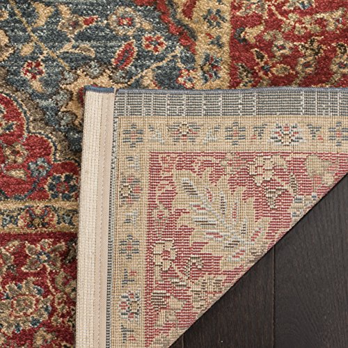 Safavieh Mahal Collection MAH655C Traditional Oriental Navy and Red Area Rug (6'7" x 9'2")