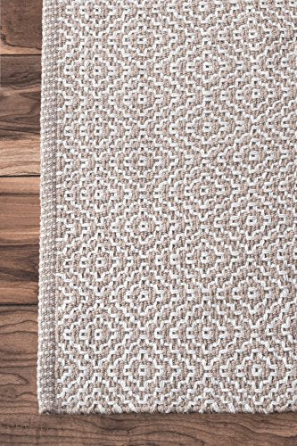 nuLOOM Lorretta Hand Loomed Area Rug, 9' x 12', Grey