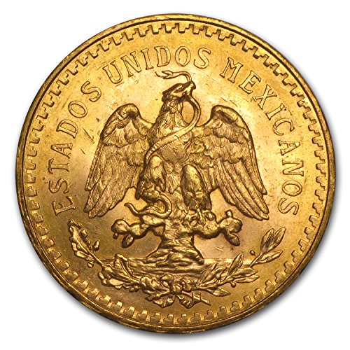 1945 MX Mexico Gold 50 Pesos BU Gold Brilliant Uncirculated
