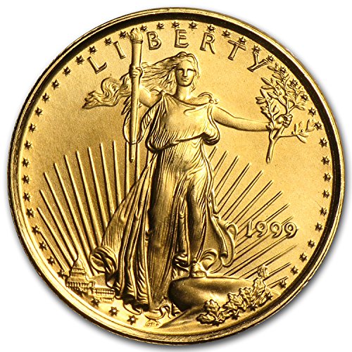 1999 1/10 oz Gold American Eagle BU Gold Brilliant Uncirculated