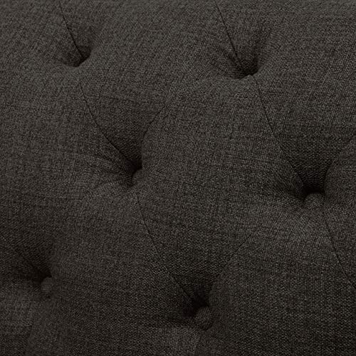 Stone & Beam Bradbury Chesterfield Classic Sofa, 92.9"W, Pepper