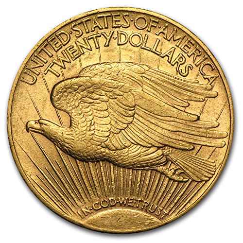 1907-1933 $20 Saint-Gaudens Gold Double Eagle AU (Random Year) G$20 About Uncirculated