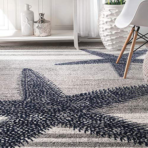 nuLOOM Thomas Paul Starfish Area Rug, 8' 2" x 11' 6", Grey