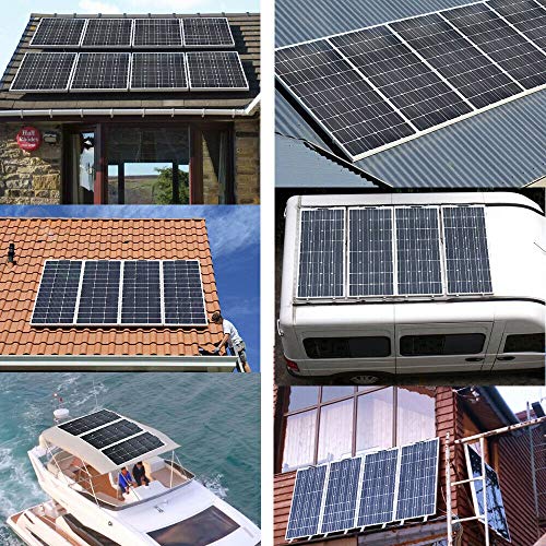 Solar Panel 120W 18V 12V Bendable Flexible Solar Charger SunPower Thin Solar Module with MC4 for RV, Boat,Truck Car, Irregular Surface Portable Power Bank Kit with 10A Solar Charger Controller