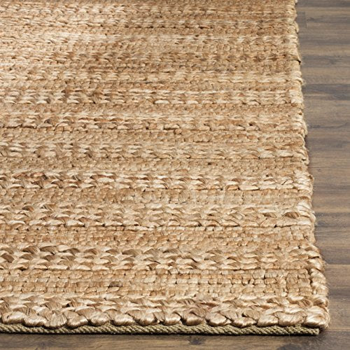 Safavieh Natural Fiber Collection NF212A Hand-woven Jute Area Rug, 9' x 12'