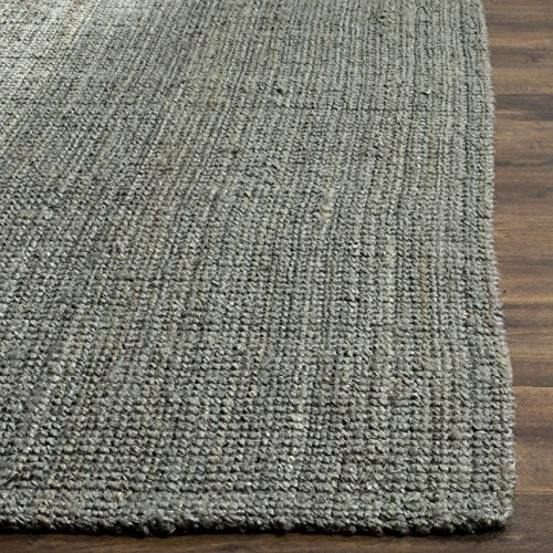 Safavieh Natural Fiber Collection NF730B Handmade Farmhouse Premium Jute Runner, 2'3" x 17' , Green / Grey