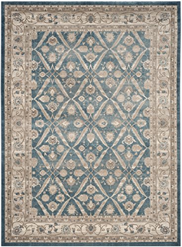 Safavieh Sofia Collection SOF378C Area Rug, 8' x 10', Blue/Beige