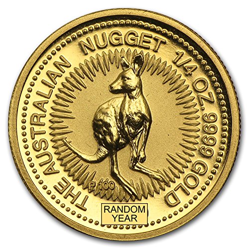 1987 AU - Present Australia 1/4 oz Gold Kangaroo/Nugget BU (Random Year) Gold Brilliant Uncirculated
