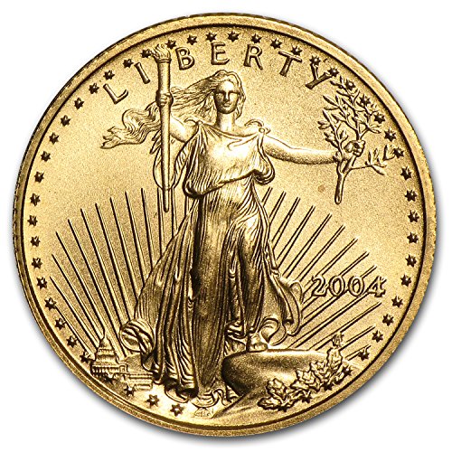 2004 1/10 oz Gold American Eagle BU Gold Brilliant Uncirculated