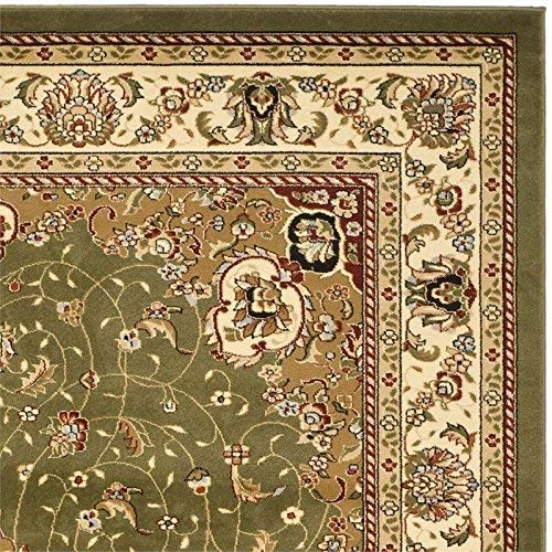 Safavieh Lyndhurst Collection LNH329B Traditional Area Rug, 10' x 10' Square, Sage/Ivory