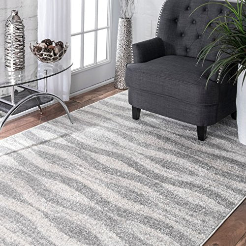 nuLOOM Tristan Contemporary Area Rug, 10' x 14', Grey