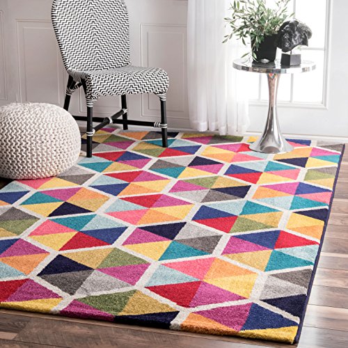 nuLOOM Maris Triangles Area Rug, 8' x 10', Multi