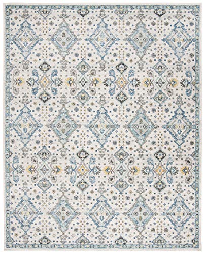 Safavieh Evoke Collection Area Rug, 9' x 12', Ivory/Light Blue