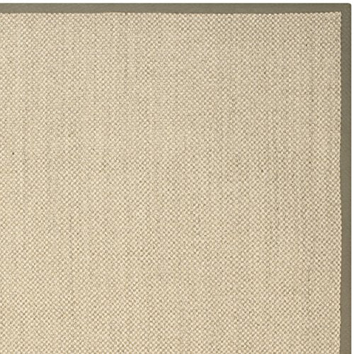 Safavieh Natural Fiber Collection NF443C Tiger Eye Natural and Green Sisal Area Rug (8' x 10')