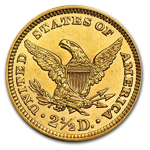 1840-1907 $2.50 Liberty Gold Quarter Eagle AU (Random Year) $2.50 About Uncirculated