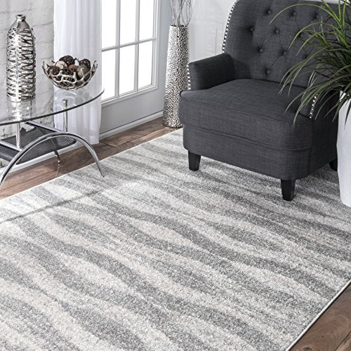 nuLOOM Tristan Contemporary Area Rug, 8' 2" x 11' 6", Grey