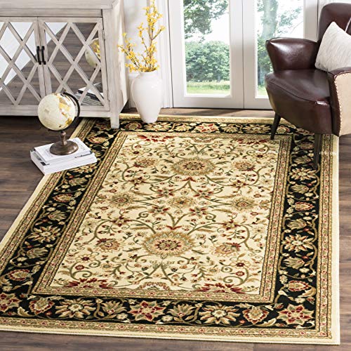 Safavieh Lyndhurst Collection LNH212B Traditional Oriental Ivory and Black Area Rug (6' x 9')