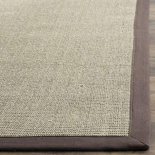 Safavieh Natural Fiber Collection NF441F Hand Woven Taupe and Light Brown Sisal Area Rug (6' x 9')