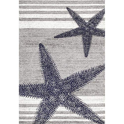 nuLOOM Thomas Paul Starfish Area Rug, 7' 6" x 9' 6", Grey