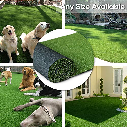 · Petgrow · Artificial Synthetic Grass Turf 9FTX22FT(198 Square FT),0.8" Pile Height Indoor Outdoor Pet Dog Artificial Grass Mat Rug Carpet for Garden Backyard Balcony