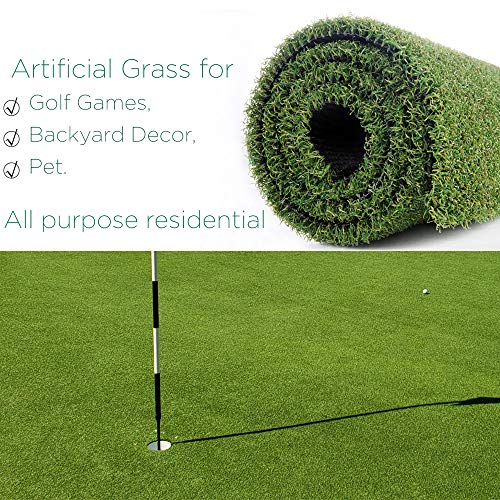 · Petgrow · Pro Putting Green Golf Artificial Grass Turf 13FTX77FT， Indoor Outdoor Golf Training Mat, Synthetic Fake Grass for Baseball Football Gym Sports