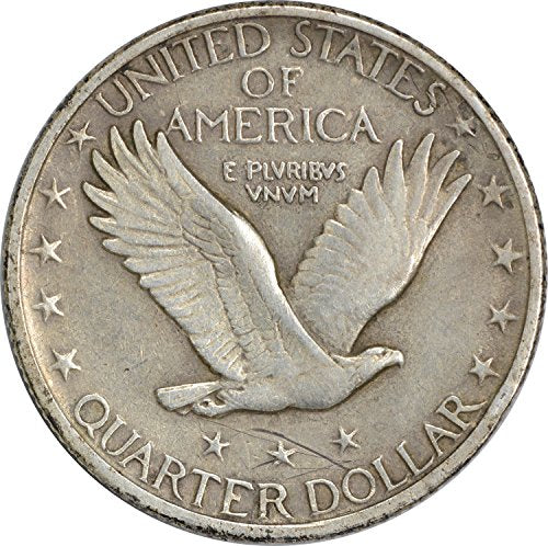 1918-D Standing Liberty Quarter, EF, Uncertified