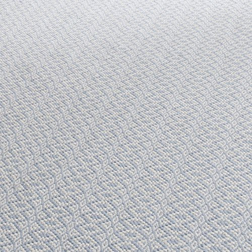 Safavieh Montauk Collection MTK716B Handmade Flatweave Ivory and Light Blue Cotton Area Rug (8' x 10')