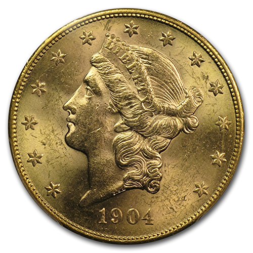 1904 S $20 Liberty Gold Double Eagle MS-63 PCGS G$20 MS-63 PCGS
