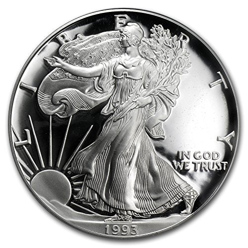 1993 P Proof Silver American Eagle PR-70 PCGS (Registry Set) PR-70