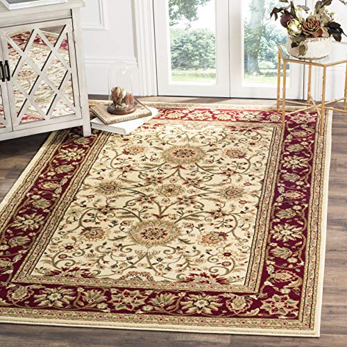 Safavieh Lyndhurst Collection LNH212K Traditional Oriental Ivory and Red Area Rug (8' x 11')