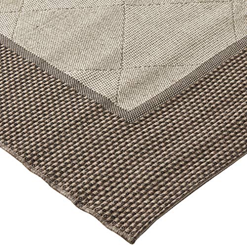 Gertmenian Platinum Label Furman Collection Modern Outdoor Patio Rug, 9' x 13' X Large, Charcoal Gray