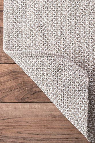 nuLOOM Lorretta Hand Loomed Area Rug, 9' x 12', Grey