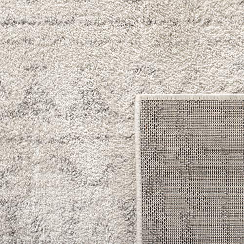 Safavieh Adirondack Collection ADR119A Ivory and Silver Area (9' x 12') Rug