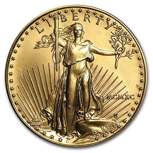 1990 1 oz Gold American Eagle BU (MCMXC) 1 OZ Brilliant Uncirculated